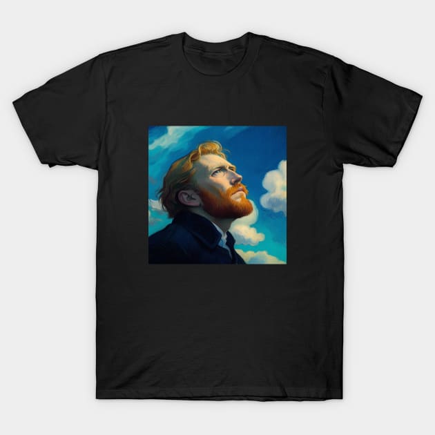 Sad Van Gogh T-Shirt by Delta Zero Seven